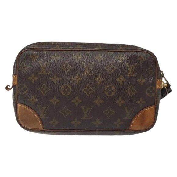 LOUIS VUITTON Monogram Marly Dragonne GM Clutch Bag M51825 LV Auth BD1166 - Picture 2 of 16
